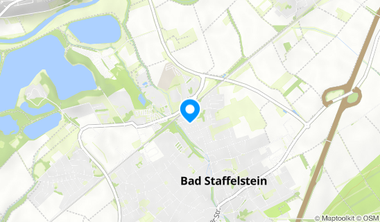 Kartenausschnitt Bahnhof Bad Staffelstein  